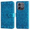 Portemonnaie-Hülle für 600 Lite 5G - Leder/PU, Blau