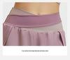 Women's High-Waist Quick-Dry Colorblock Yoga Shorts with Side Pockets