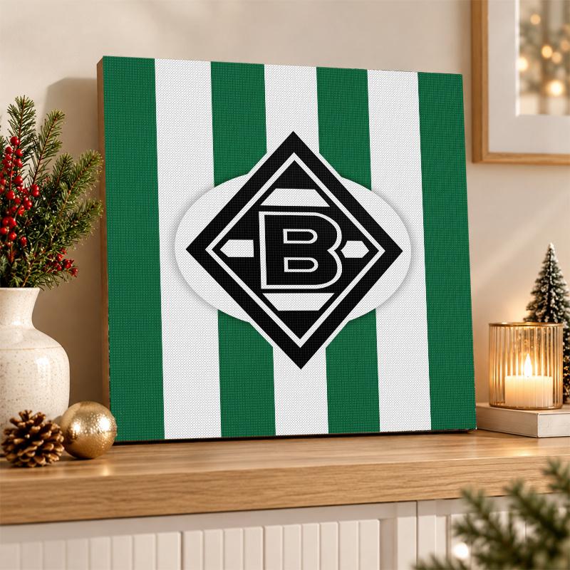 Borussia Mönchengladbach Diamond Painting Kit 5D Full Drill DIY Diamond Mosaic Wall Art Home Decor
