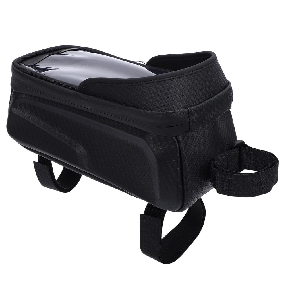 Bike Front Frame Bag Water Proof EVA Hard     Top Tube Bag Cycling Pouch with Touchscreen TPU Film