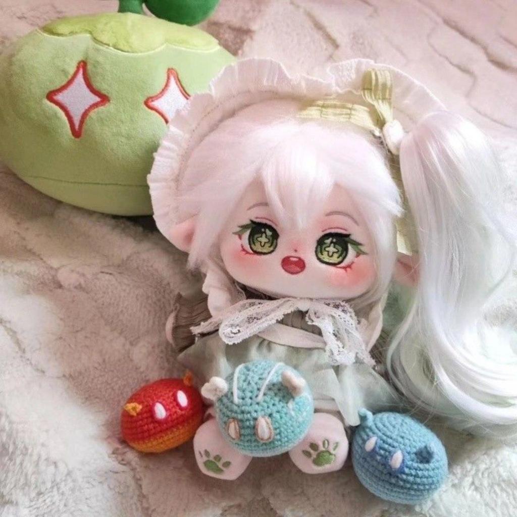 20cm Baumwollpuppe Spiel Genshin Impact Rolle Nahida Cosplay Plüsch mit Skelettpuppen Spielzeug für Fan-Sammlung Plüsch Geburtstagsgeschenke