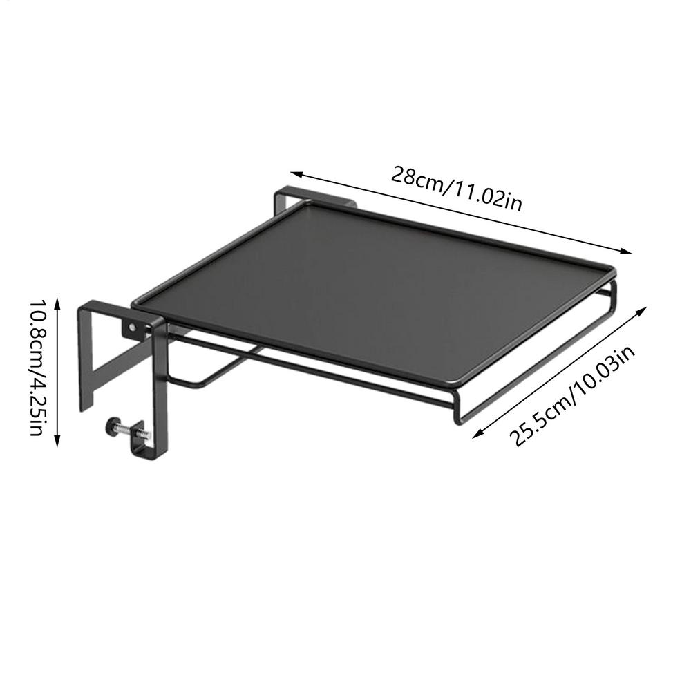 Настенный стол Настенная плавающая верстак Вспомогательный кухонный стол Для прачечной Офиса Балкона Спальни Фургона Квартиры Студии чёрный 6400₽