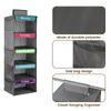 Foldable Kids Daily Clothes Organizer Side Pockets Closet Hanging Storage Bag  Socks