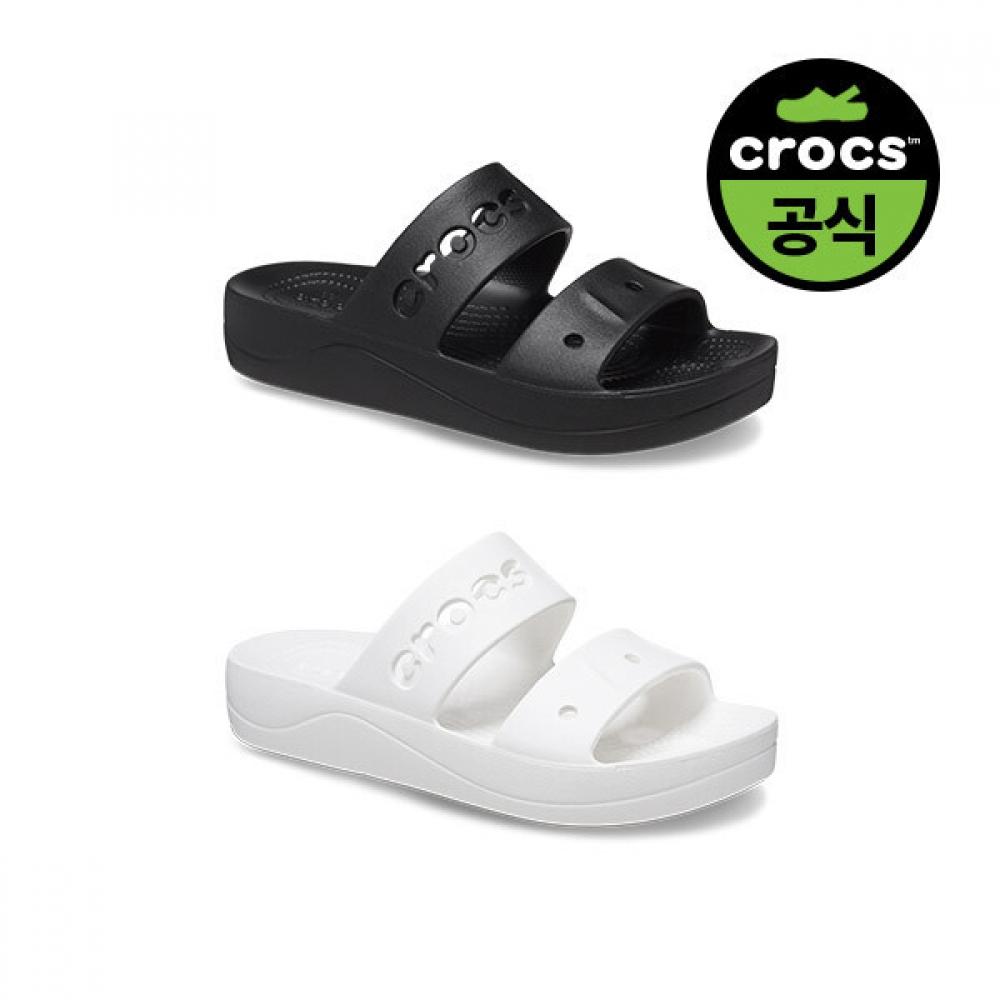 

Crocs Baya Platform Sandal 2 Options 01)BLACK(Z001)/W6(230)