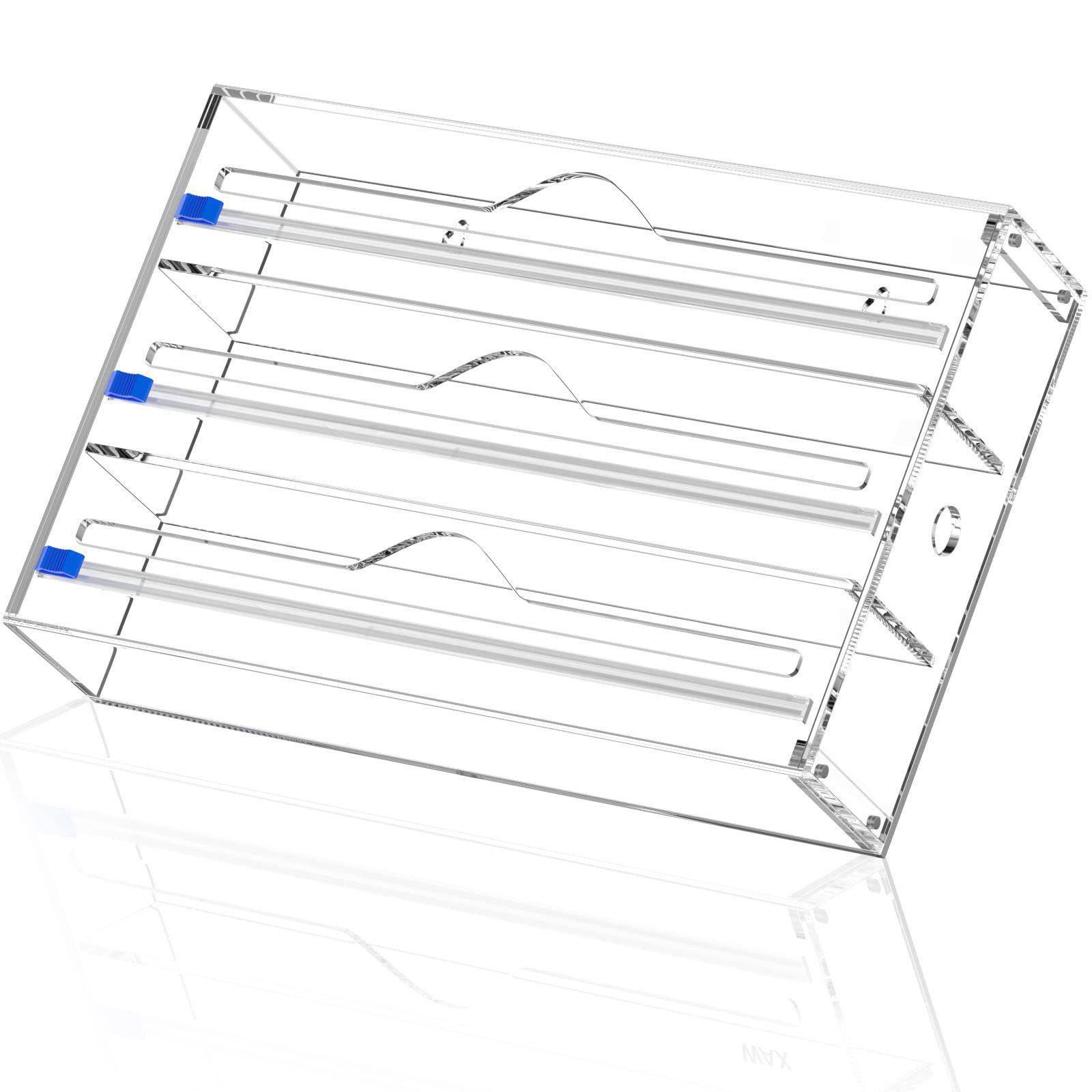 2026 Acrylic food storage bag organizer kitchen self-sealing bag transparent food bag classification storage box