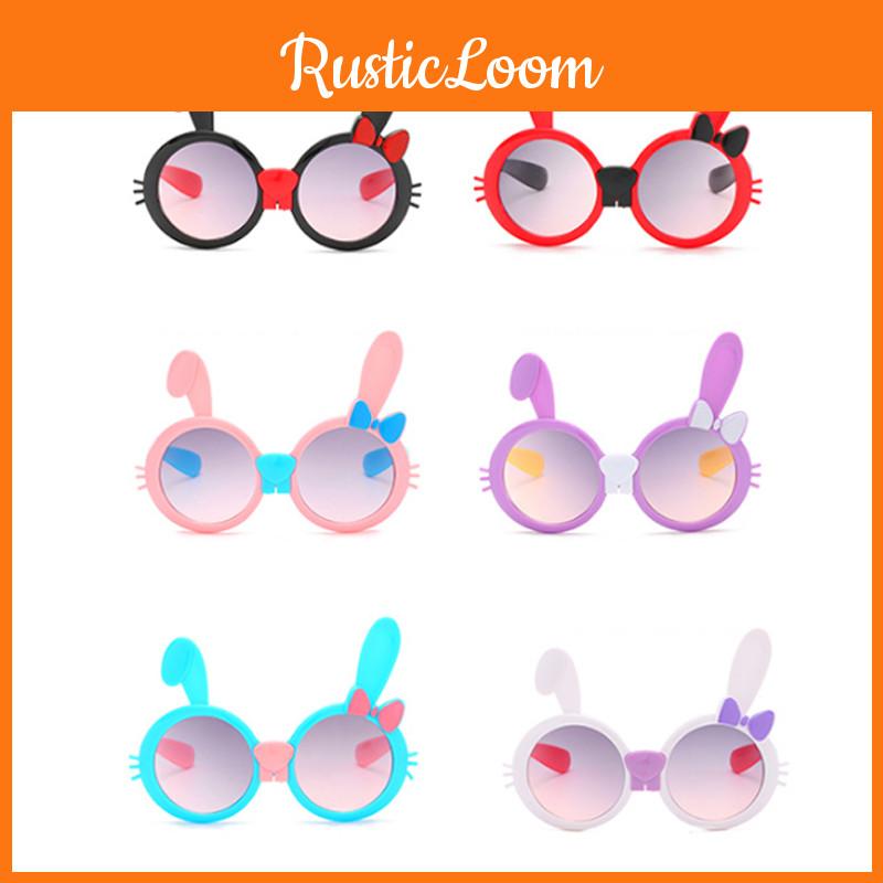 Stylish Rabbit-frame Sunglasses For Kids Perfect For Any Occasion