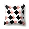 Polyester Pillow Case Automobile Decoration Home Printed Pillow Case Automobile Sofa Simple Waist Cushion Cover