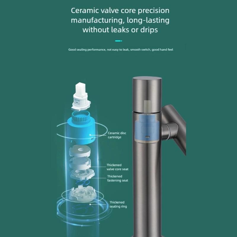 Steel Nozzle Faucet For Washbasin Featuring 360 Design And Corrosion Resistance