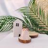 Desktop Accessories Mini Wooden Animal Figurine Painted Cute Kitten Sculpture Creative Cat Dog Statues Birthday Holiday Gift