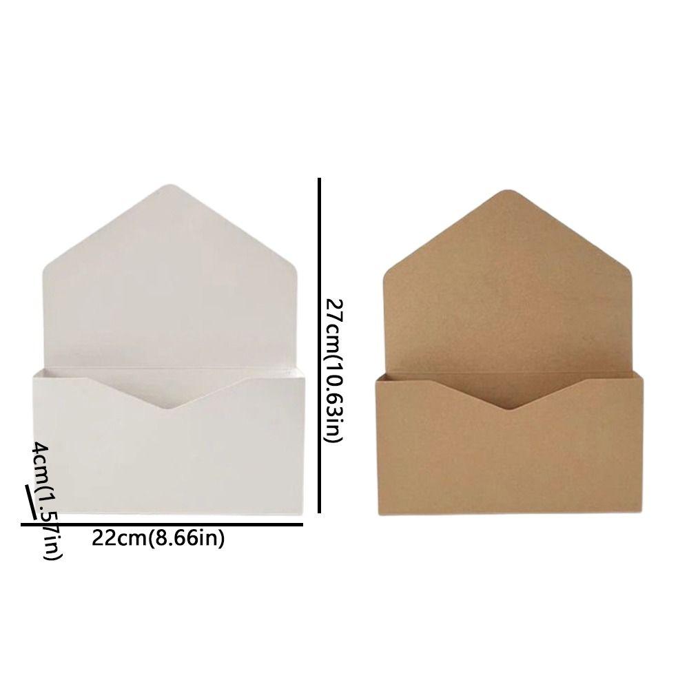 10 Pcs Hand-Folded Envelope Flower Box Romantic Flower Arrangement Box Floral Gift Box Party Decor