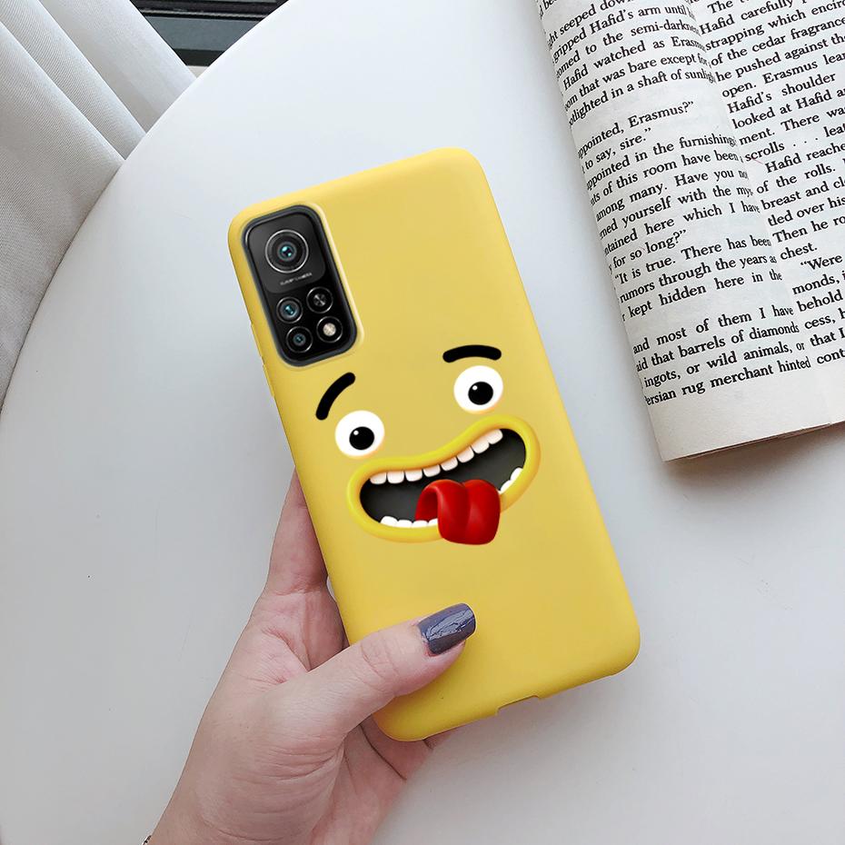 For Xiaomi Mi 10T Pro Case Cute Funda Silicone Matte TPU Soft Back protective Cover For xiaomi mi 10t 10tpro mi10T 10 t pro Case