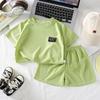 Kids Summer Shorts Set With Cotton Fabric For Toddler Casual Wear