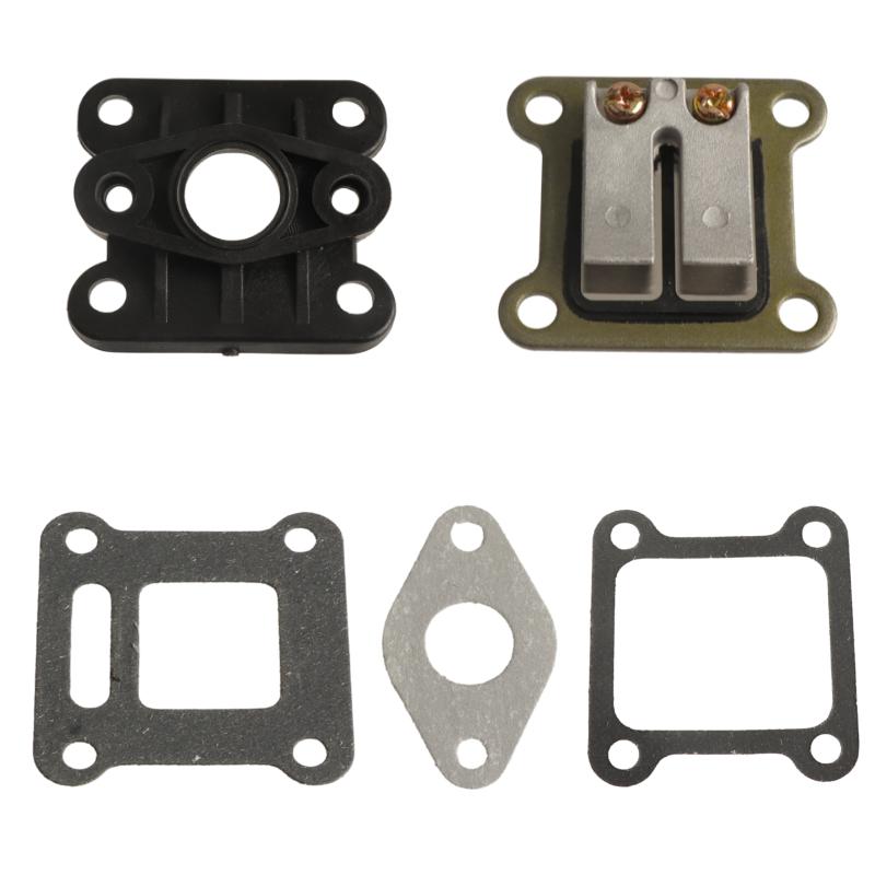 Carburetor Reed Valve Inlet Intake Manifold Gaskets for 2 Stroke 47cc 49cc Engine Pocket Bike ATV Quad Minimoto Go Kart Scooter 1 set