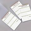 Easy Tear-off Spiral Fitness Journal Notebooks Portable Time Management Notebook  Women/Men