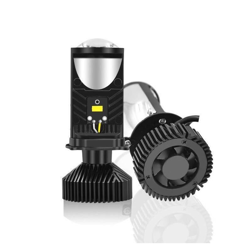 Lens Lamp H4 Far and Near Integration, Motorcycle H4 Lens Laser Fisheye Y6 Car Led Headlight