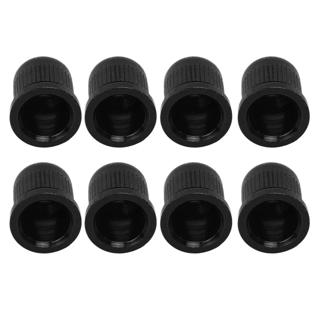 8PCS Guitar String Ferrule Alloy Compact Bass Through Body Buckle for Replacement Black