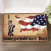 Puerto Rico Welcome Symbol Doormat - Cultural Non-Slip Floor Mat for Bedroom - Washable Holiday Home Decor Carpet Rug Mat