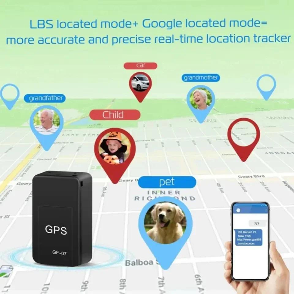 Mini Magnetic GPS Tracker – Portable 2G GSM Locator for Car, Kids, Elderly | Remote Monitor, Anti-Lost