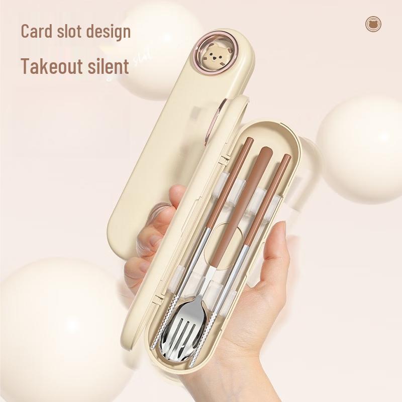 RuHan Cute Stainless Steel Portable Cutlery Set