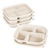ZhenShijia Corn Starch 4-Compartment Meal Box