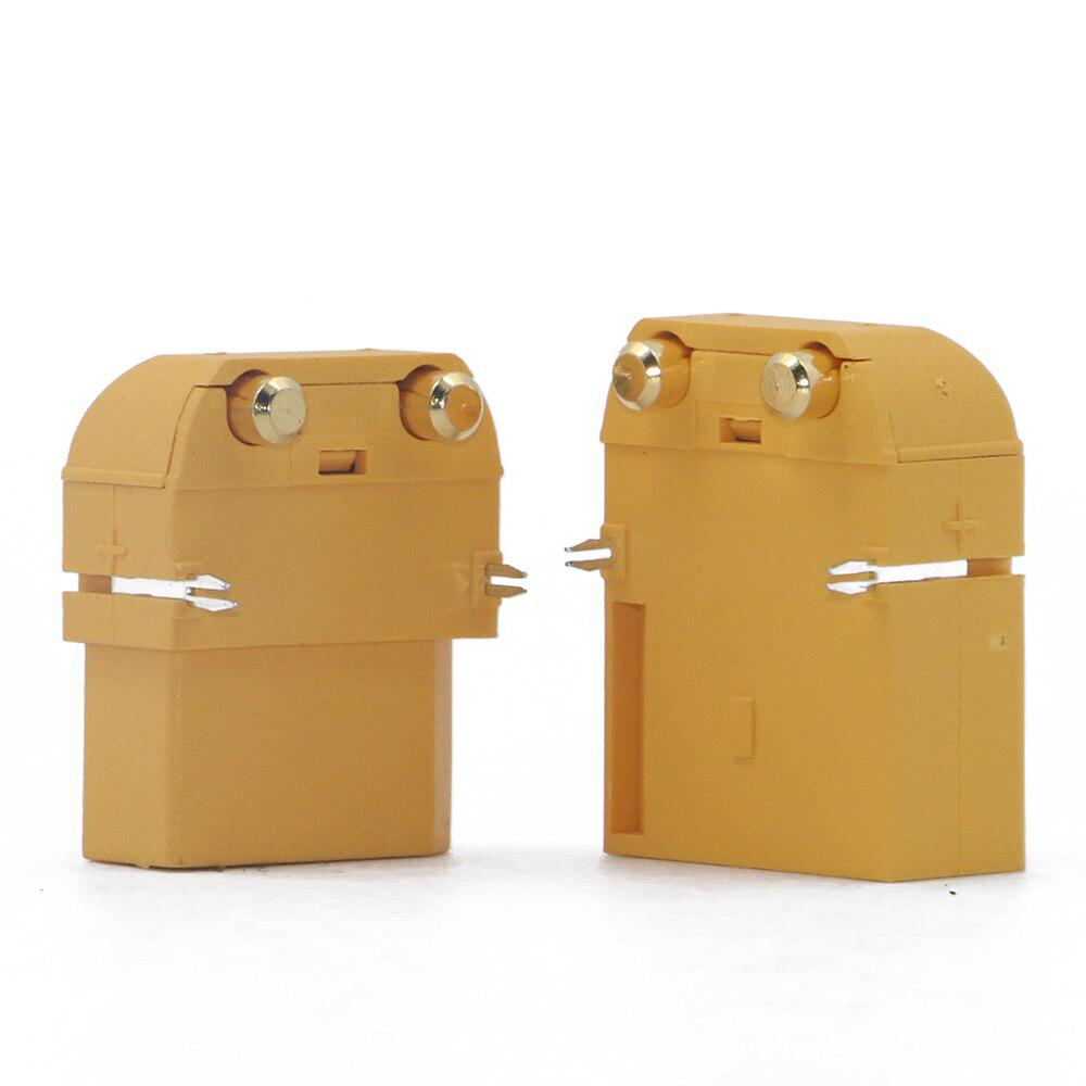10/50 pair Amass XT90PW 4.5mm Gold Plated Banana Plug model circuit board for RC Model