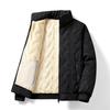 7XL Plus Fleece Lamb Fleece Padded Jacket Men's Winter Warmth Thickened Jacket Middle-aged and Elderly Plus Size