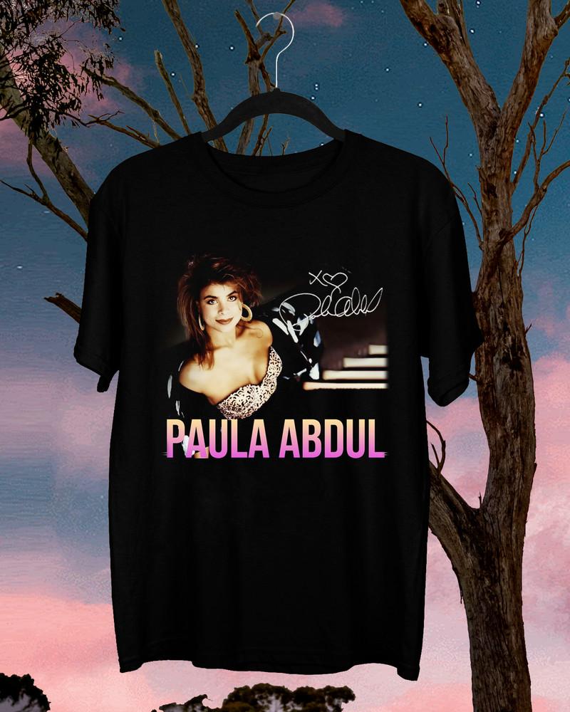 Paula Abdul Signature Short Sleeve Black Short Sleeve All Size S-234XL Shirt Unisex T-Shirt L