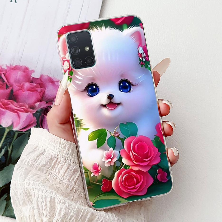 For Samsung Galaxy A31 A51 A71 Case A315F A515F A715F New Luxury Painted Cover Soft Silicone Case For Samsung A51 A 31 71 Fundas
