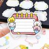 Cartoon Sticky Note Stickers: Cute Writable Memo Pads & DIY Name Labels