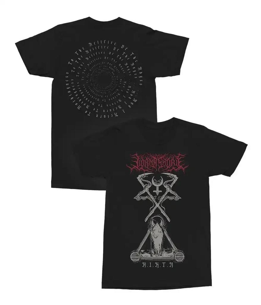 Lorna Shore Rocker Herr Dam Kortärmad Bomulls T-shirt Band Hip Hop Tee Streetwear Svart T-shirt 2025 Sommar Toppar Kläder