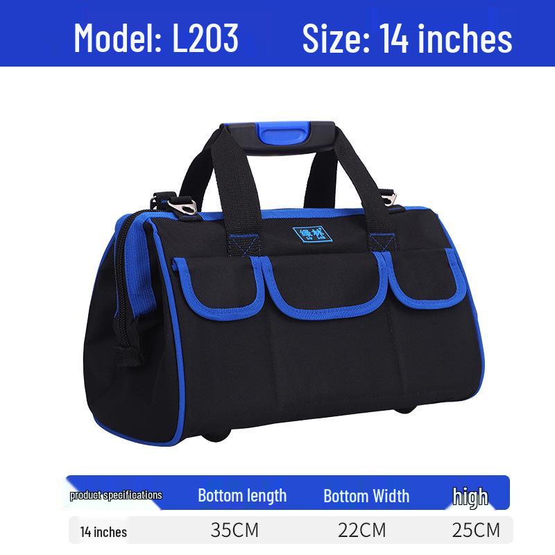 Green Forest Large Multi-functional Tool Bag – Oxford Cloth Electrician and Repair Storage Pouch