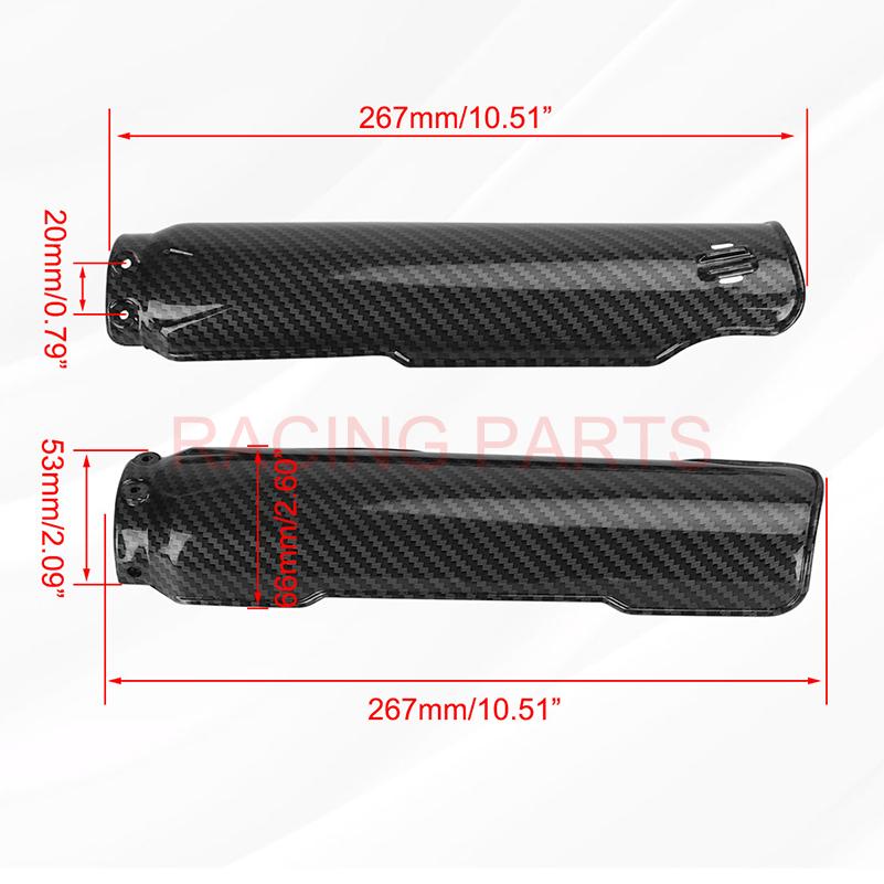 Front Fork Guards Cover Protector Fit for Surron for Light Bee X/S Dirt Bike, Shock Protection Front Fork Cover with Screws