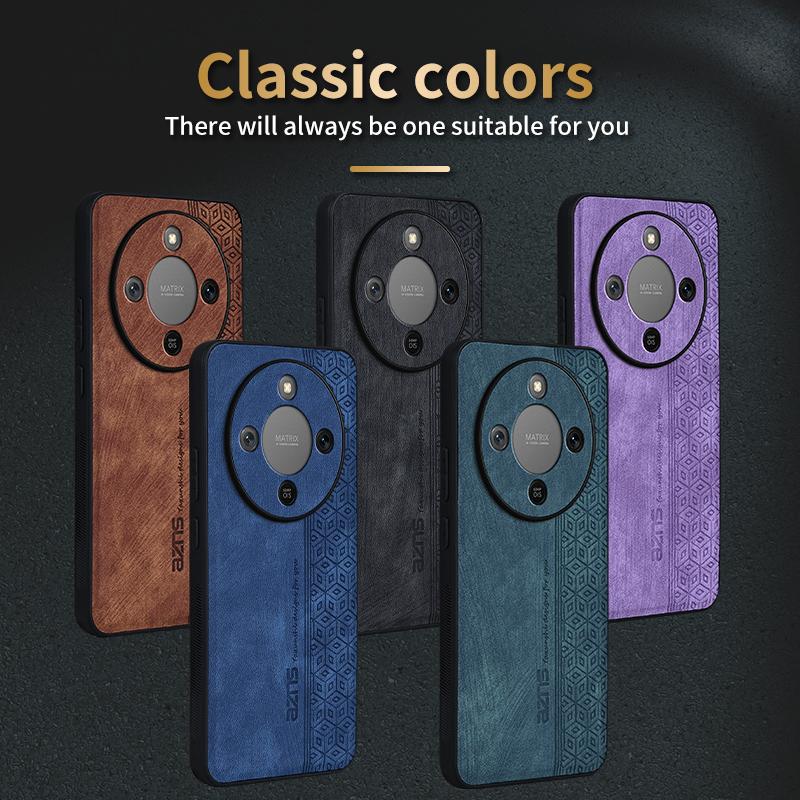 EUCAGR Bumper Coque PU Leather Phone Case For Huawei Honor X70 Soft Shockproof Back Cover For Honor X70 X 70