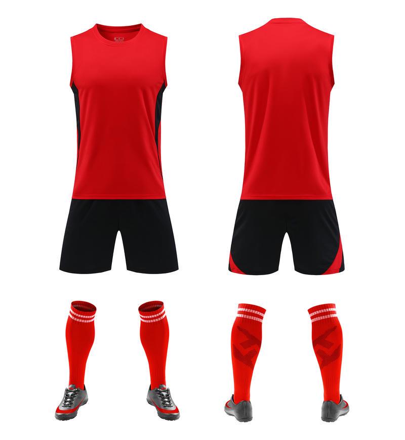 Set di abbigliamento sportivo per pallavolo: Canotta senza maniche e divisa da allenamento per ragazzi e ragazze