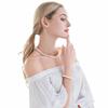 Orecchini HENGSHENG in Perle d'Acqua Dolce Bianche 100% Autentiche Gioielli alla Moda Orecchini a Bottone in Argento Per Donna Super Offerta Con Scatola Regalo