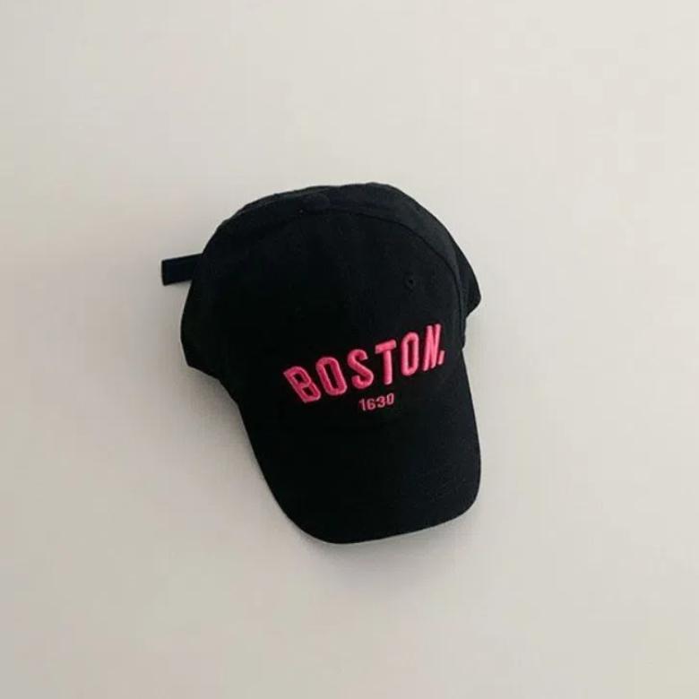 Korean Style Letter Embroidery Baseball Cap Cotton Children's Sunhat Boys Girls Baseball Hat  Kids