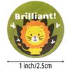 500Pcs Teacher Reward Stickers Cute Animal Stickers School Motivational Stickers