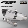 Per CB400 CBR400 CB500F CB500X CBR500 CBR500R 2016 - 2022 Scarico Moto Escape Moto tubo di collegamento intermedio Silenziatore 51mm