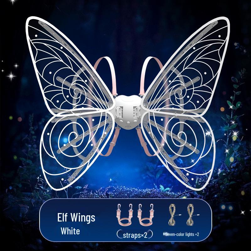 Electric Devil Butterfly Wings: New Elf Fairy Wings with Light and Music