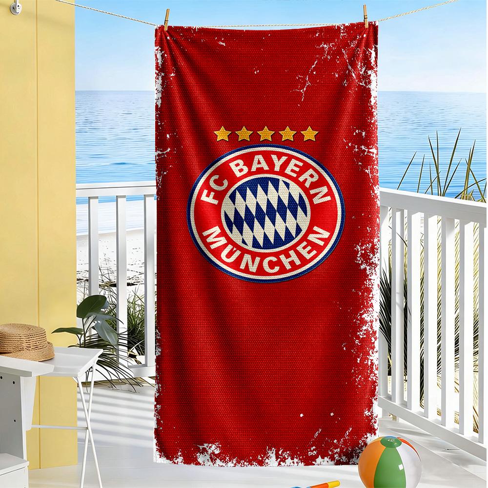 Bayern Munich Beach Towel Quick-Dry Soft Microfiber Comfortable Lightweight
