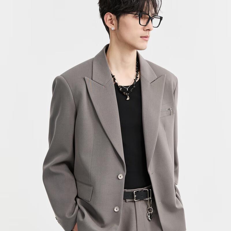 Earl Joel Men's Casual Tencel Wool Blend Suit Jacket