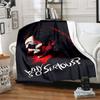 1pc Why So Serious? Joker Artwork Cartoon Blanket,Portable Throw for Travel & Camping, All Season Cozy Blanket,Ideal Gift