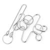 Calabash-shaped IQ Test Metal Wire Puzzle Brain Teaser Game for Adults Kids