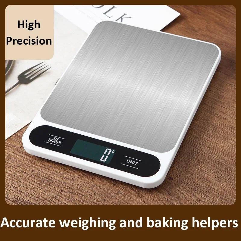 5/10KG Digital Kitchen Scale 1g High Precision LCD Digital Display Electronic Table Scale for Kitchen Baked Food Daily Weighing