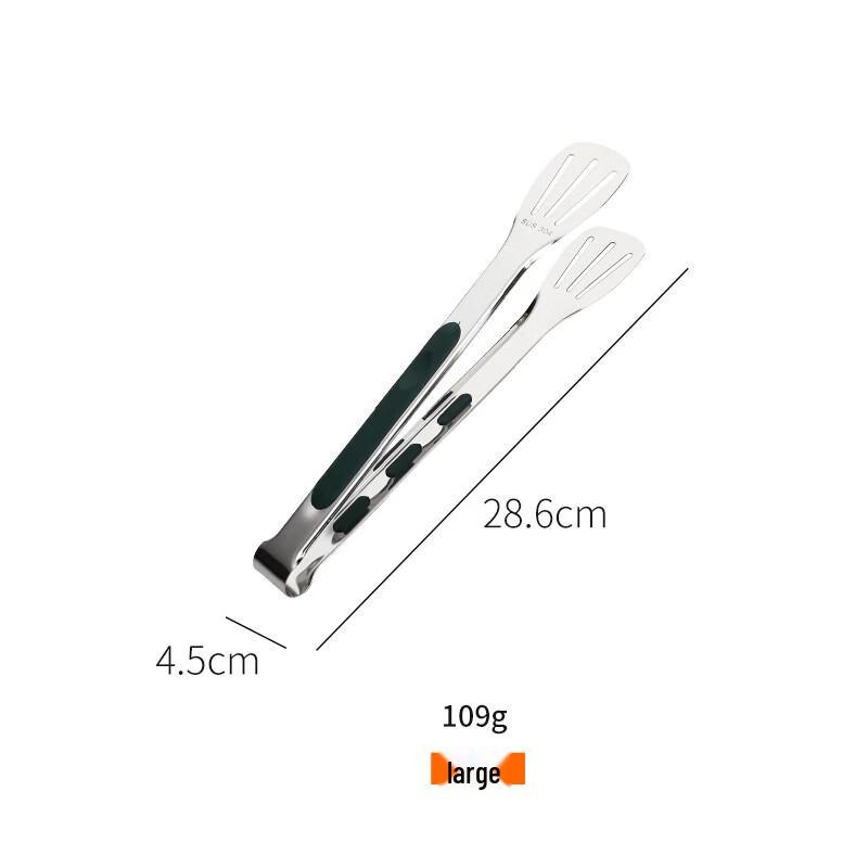 

Silicone Handle Stainless Steel Food Tongs