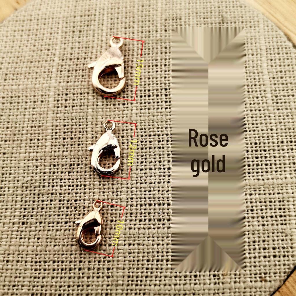 DIY Pure Copper Color-Preserving Necklace & Bracelet Lobster Clasp - Simple Fashion Jewelry Accessories