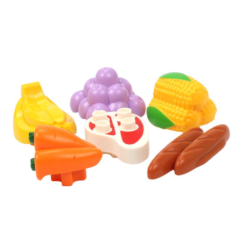 

Совместимые кирпичи, большие строительные блоки для фермы, аксессуары для украшения растений, забор, деревья, трава, фруктовый набор, детские игрушки для сборки, подарок