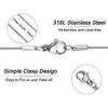 Stainless Steel Snake Chain Necklace - European/American Fashion Titanium Steel Jewelry