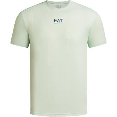 EA7 SS25 Logo Crew Neck T-Shirt Men Tops 7M000044-AF13754-U9060