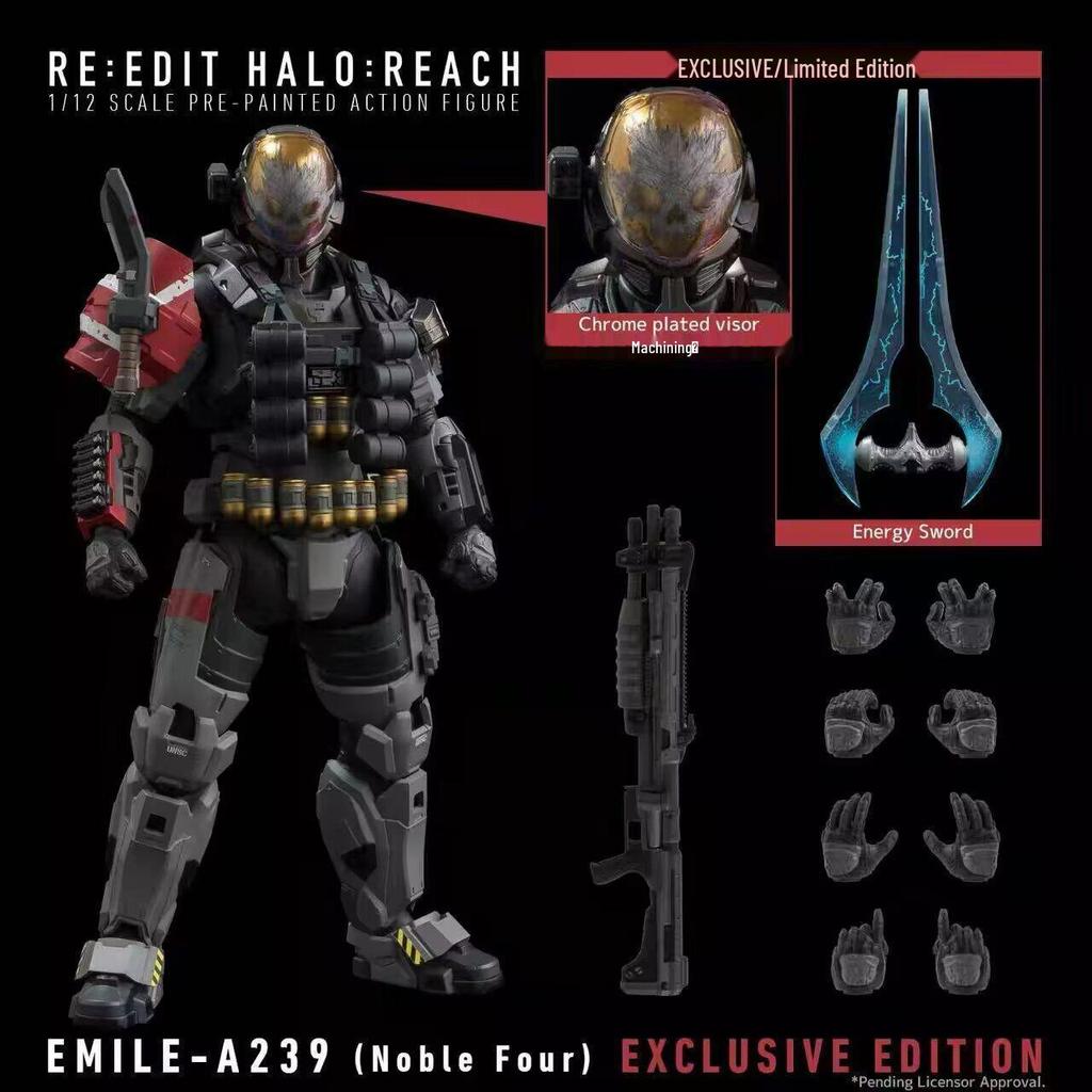 Sentinel 1/12 Halo Spartan Master Chief Movable Figure 